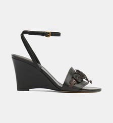 Sandales Anerya en cuir motif fleurs Isabel Marant