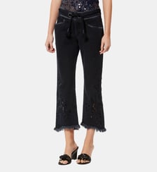 Pantalon Alison en coton motif ajouré Isabel Marant