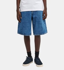 Short droit denim signature Element