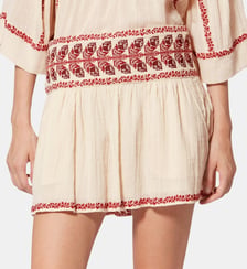 Jupe Picadilia évasée courte en coton Isabel Marant