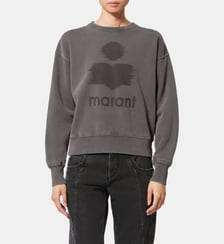 Sweat droit signature Mobyli Isabel Marant