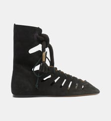 Botte Liade en cuir motif ajouré Isabel Marant