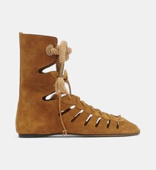 Botte Liade en cuir motif ajouré Isabel Marant