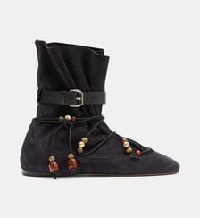 Bottes Letiz en cuir perles Isabel Marant