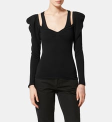 Pull fin Sielle ajusté col V Isabel Marant