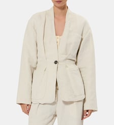 Veste droite Soraya en lin mélangé Isabel Marant