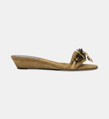 Sandales Ela en cuir motif floral Isabel Marant