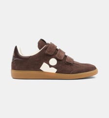 Basket basses Beth en cuir velours  fermeture scratch Isabel Marant