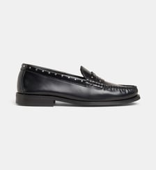 Mocassins style collège Britany cloutés cuir Galeries Lafayette