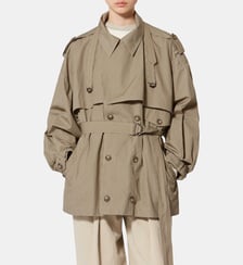 Veste Claya en coton rayé Isabel Marant