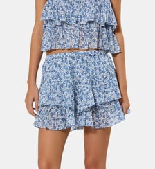 Short jupe Jocaida en coton imprimé floral Isabel Marant