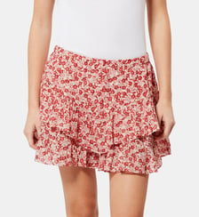 Short jupe Jocaida en coton imprimé floral Isabel Marant