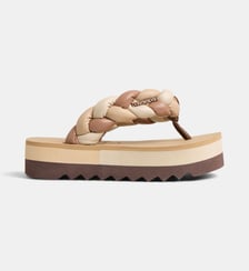 Tongs plateformes Top High Chunky Boho tressées Havaianas
