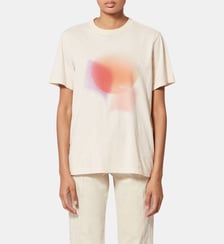 T-shirt Zewel droit en coton imprimé Isabel Marant