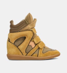 Baskets montantes Bekett en cuir fermeture scratch Isabel Marant
