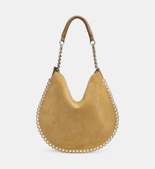 Sac à main Oskan Soft en cuir velours Isabel Marant