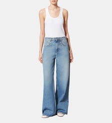 Jean Lemony ample en denim Isabel Marant