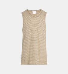 Débardeur loose Dervins rayé coton et lin Isabel Marant