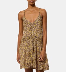 Robe fluide Danielle sans manches en coton imprimé floral Isabel Marant
