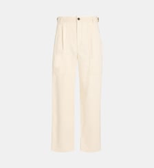 Pantalon workwear droit Ilyan en toile de coton Isabel Marant