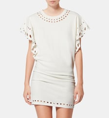 Robe Orlane courte en coton Isabel Marant