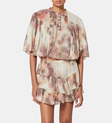 Chemise Valiane nouée en coton Isabel Marant