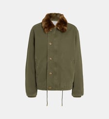 Blouson droit Andy en coton Isabel Marant