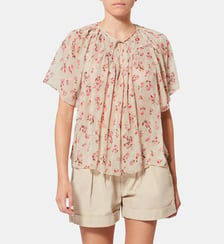 Blouse Neslya ample à manches chauve-souris Isabel Marant
