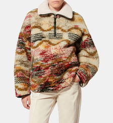 Manteau Marner ample en finition polaire Isabel Marant