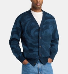 Cardigan Spirit à motif en coton bio Element