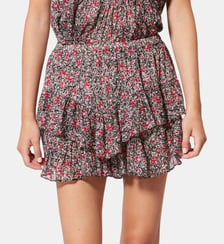 Short Jocadia en voile de coton imprimé Isabel Marant