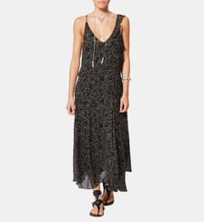 Robe Luxie fleurie à volants longue  Isabel Marant