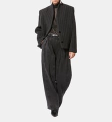 Veste droite Dyogo en laine mélangé à rayures Isabel Marant