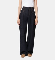 Jean Drolane droit en denim Isabel Marant