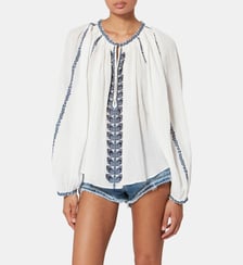 Haut Lena ample en coton Isabel Marant