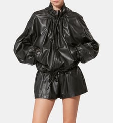 Veste classique Neela ample courte effet cuir Isabel Marant