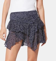Mini-jupe Lolita à volants en coton Isabel Marant