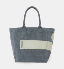 Sac à main Small Yenky signature en coton Isabel Marant