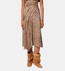 Jupe mi-llongue Cacia imprimé floral Isabel Marant