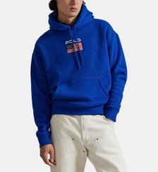 Sweat droit signature en coton mélangé Polo Ralph Lauren