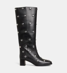 Bottes à talons Mathilda Flex cloutées cuir Michael Kors