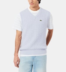 Pull sans manche torsadé Lacoste