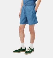 Short droit effet denim Lacoste