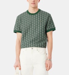 T-shirt en maille jacquard  Lacoste