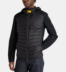 Blouson hybride droit déperlant Nolan matelassé capuche Parajumpers