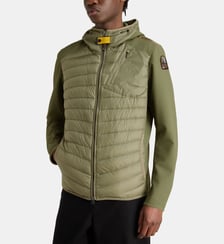 Blouson hybride droit déperlant Nolan matelassé capuche Parajumpers