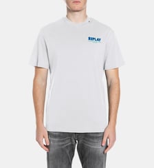 T-shirt droit MC Figi en coton Replay