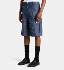 Bermuda oversized Orion motifs usés coton Marni