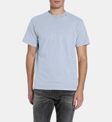 T-shirt droit en coton signature Replay