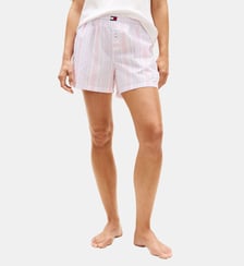 Short de pyjama court en coton signature Tommy Hilfiger
